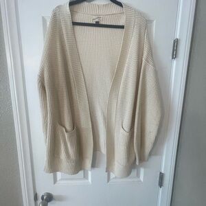 Oversized knit cardigan